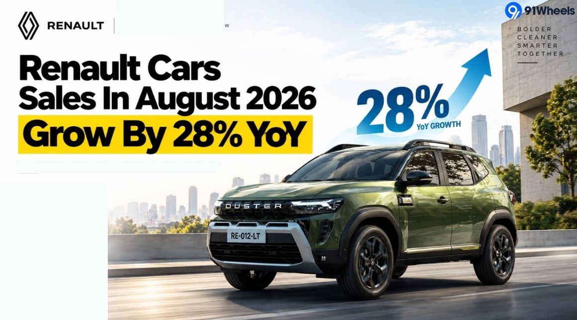 Renault Cars Sales In August 2026 Grow By 28% YoY